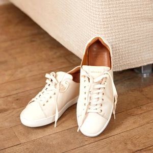 Sézane white leather Jack sneakers, women's size 10 US (41 FR)